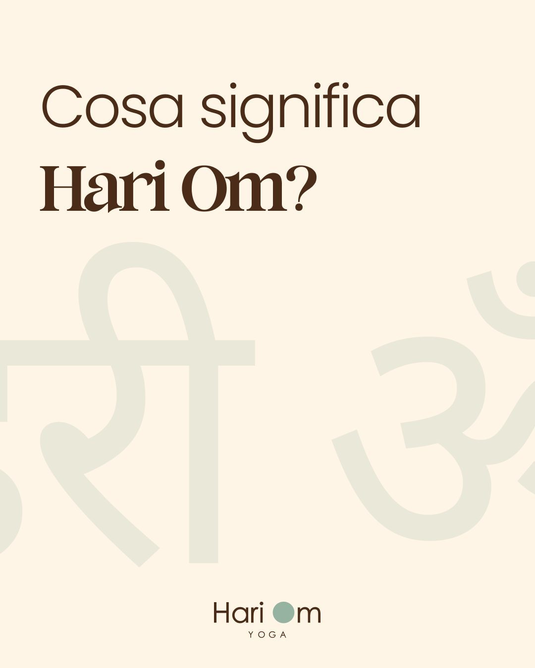 Cosa significa Hari Om, slide 1 di 5