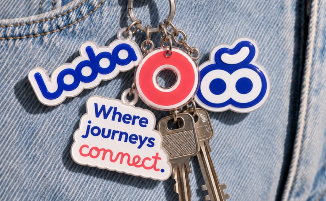 Portachiavi Looba: “Where journeys connect.”