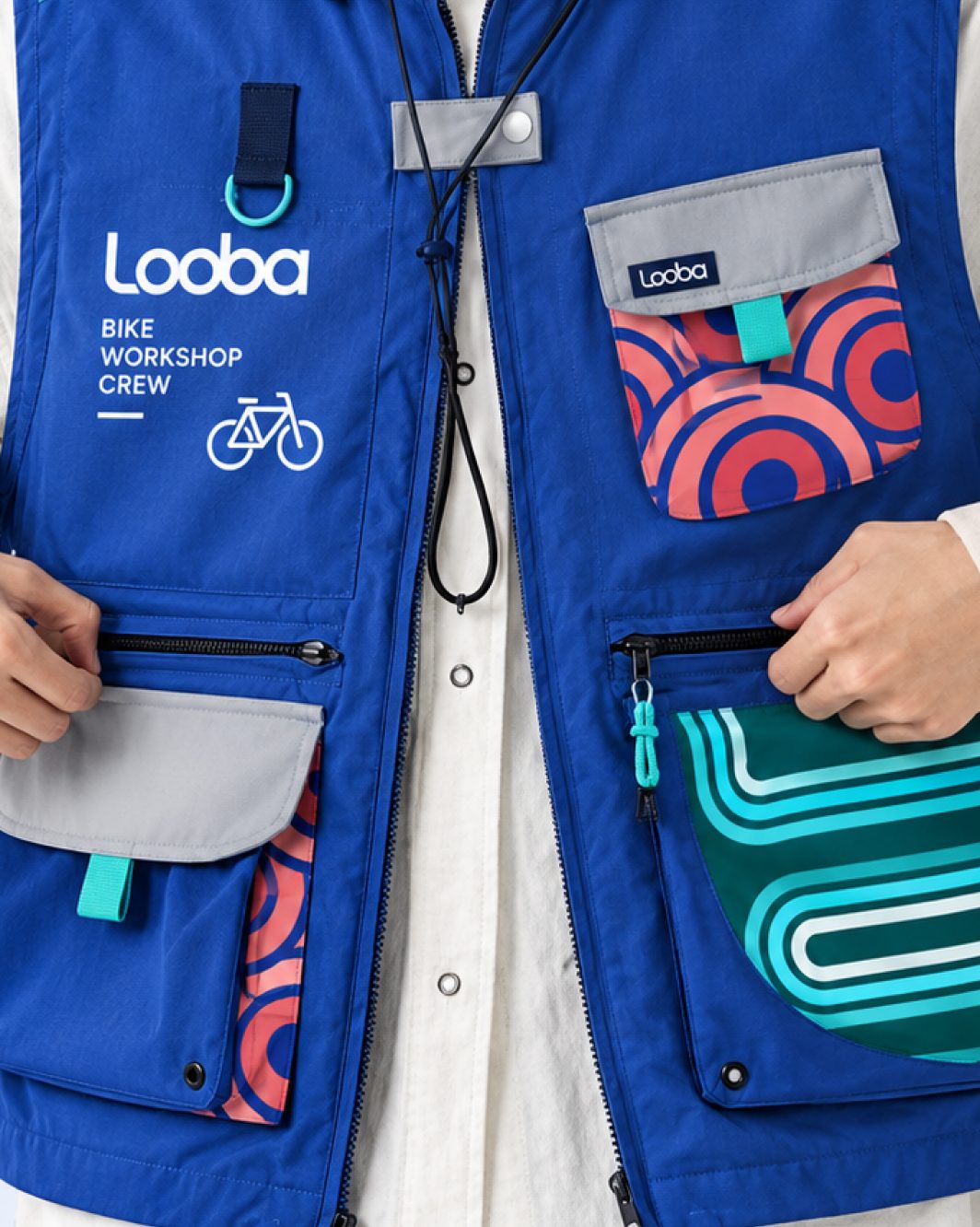 Gilet dell’officina: “Bike workshop crew”